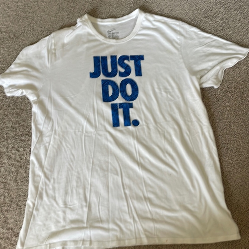 Nike XXL White “JUST DO IT” Shirt